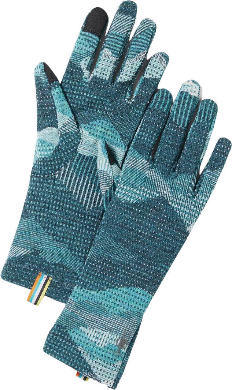Thermal Merino 250 Gloves - Twilight Blue Mountain Scape 1