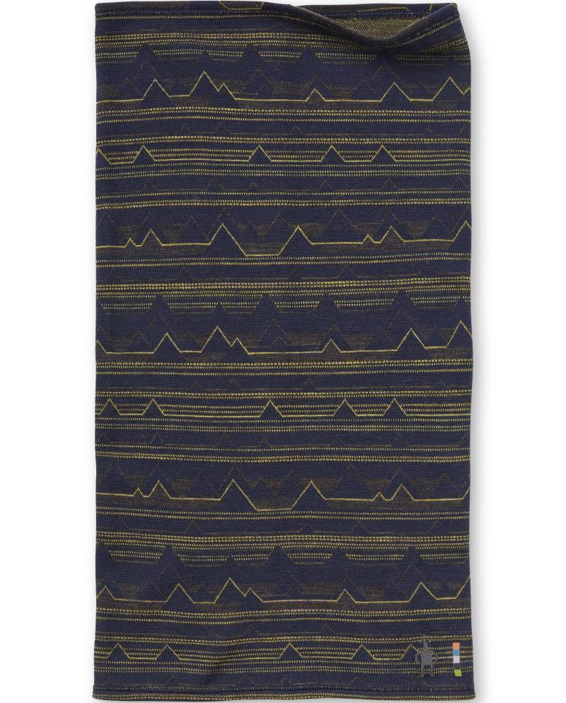 Thermal Merino 250 Long Neck Gaiter - Deep Navy Mountain Range 1