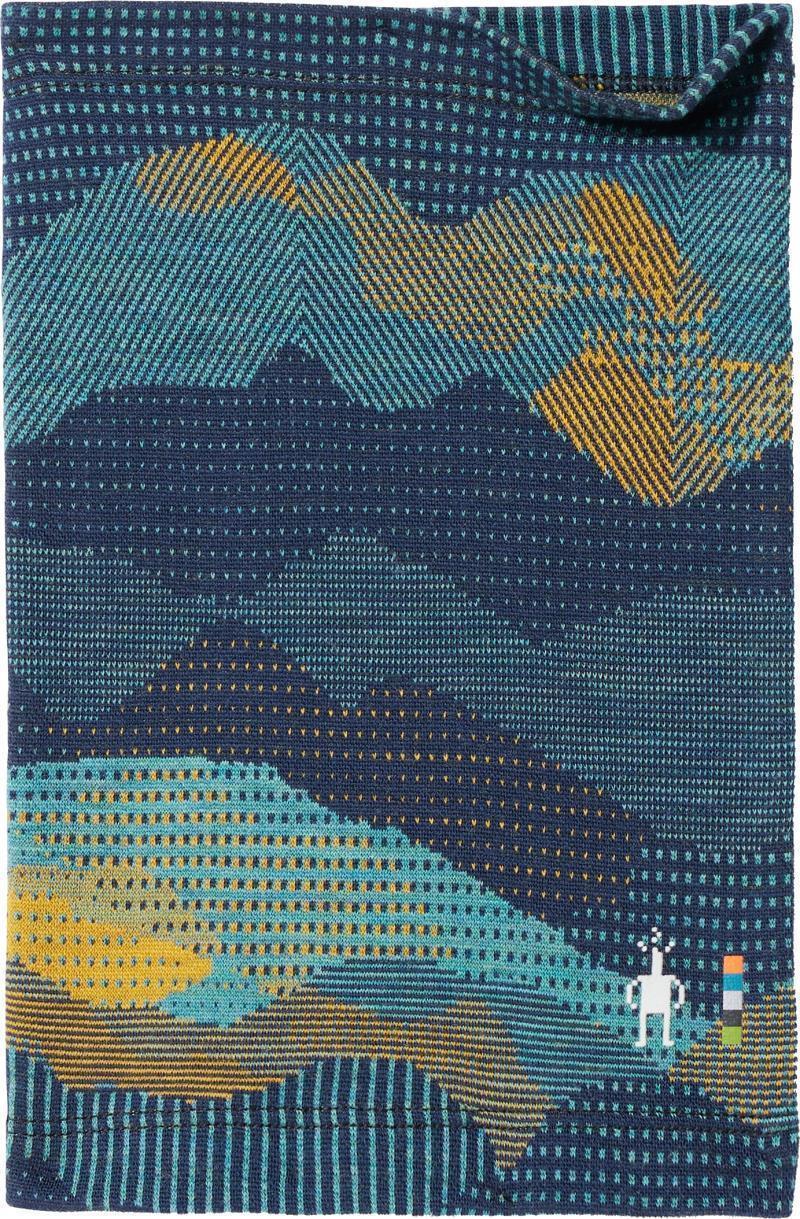 Thermal Merino 250 Neck Gaiter - Kids - Blueberry Mountain Scape 1