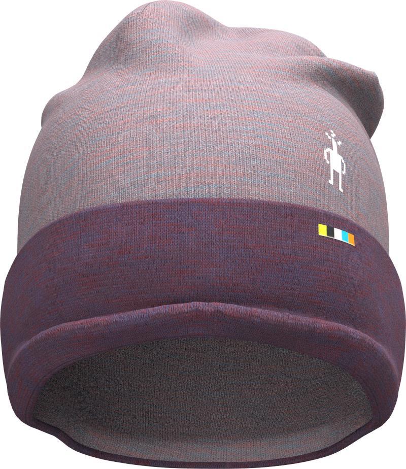 Thermal Merino 250 Reversible Cuffed Beanie - Chalk Violet Heather 3