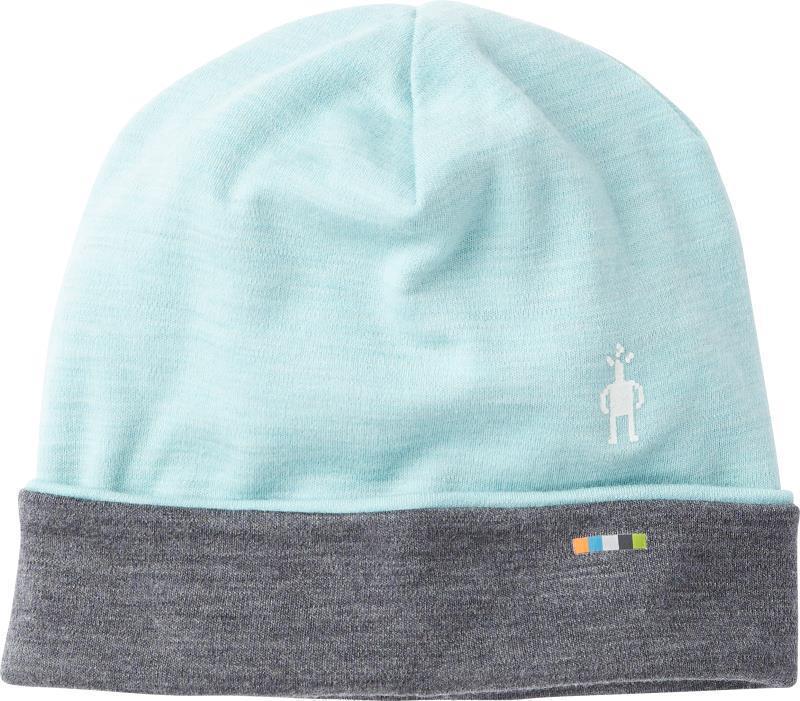 Thermal Merino 250 Reversible Cuffed Beanie - Nile Blue Heather 1