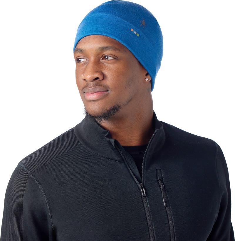 Thermal Merino 250 Reversible Cuffed Beanie - Nival Blue Heather 1