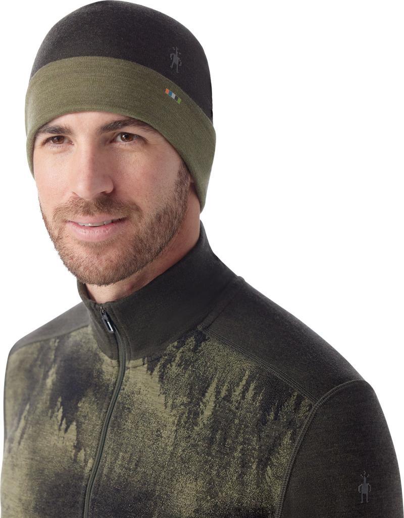 Thermal Merino 250 Reversible Cuffed Beanie - North Woods Heather 1