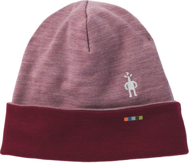 Thermal Merino 250 Reversible Cuffed Beanie - Nostalgia Rose Heather 1