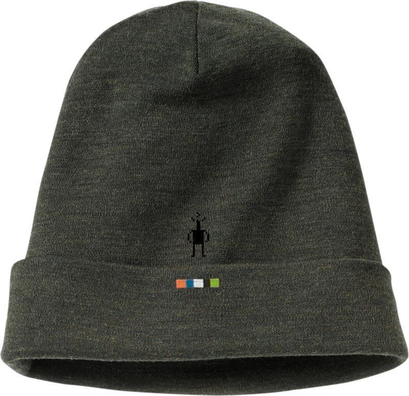 Thermal Merino 250 Reversible Cuffed Beanie - Olive Heather 1