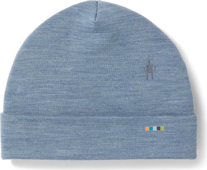 Thermal Merino 250 Reversible Cuffed Beanie - Pewter Blue Heather 3