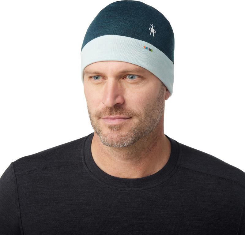 Thermal Merino 250 Reversible Cuffed Beanie - Twilight Blue Heather 2