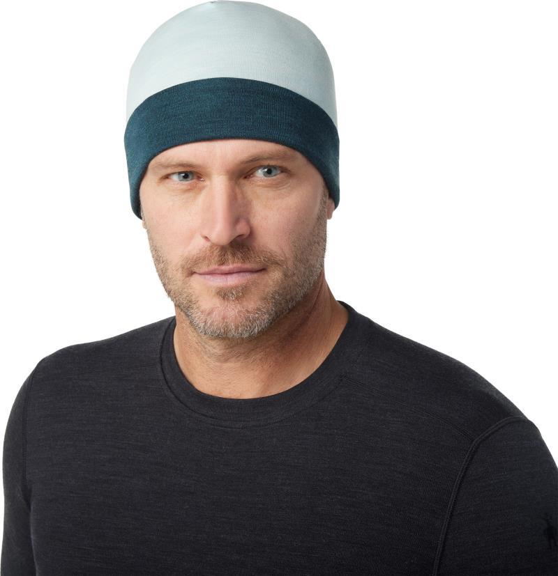 Thermal Merino 250 Reversible Cuffed Beanie - Twilight Blue Heather 3