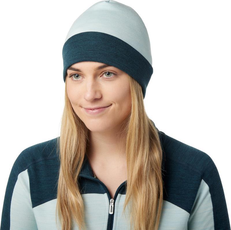 Thermal Merino 250 Reversible Cuffed Beanie - Twilight Blue Heather 5