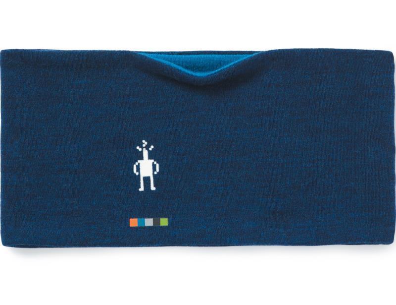 Thermal Merino 250 Reversible Headband - Alpine Blue Heather / Ocean Abyss Heather 1