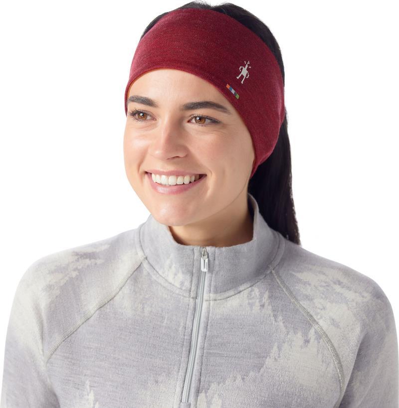 Thermal Merino 250 Reversible Headband - Currant Heather 1