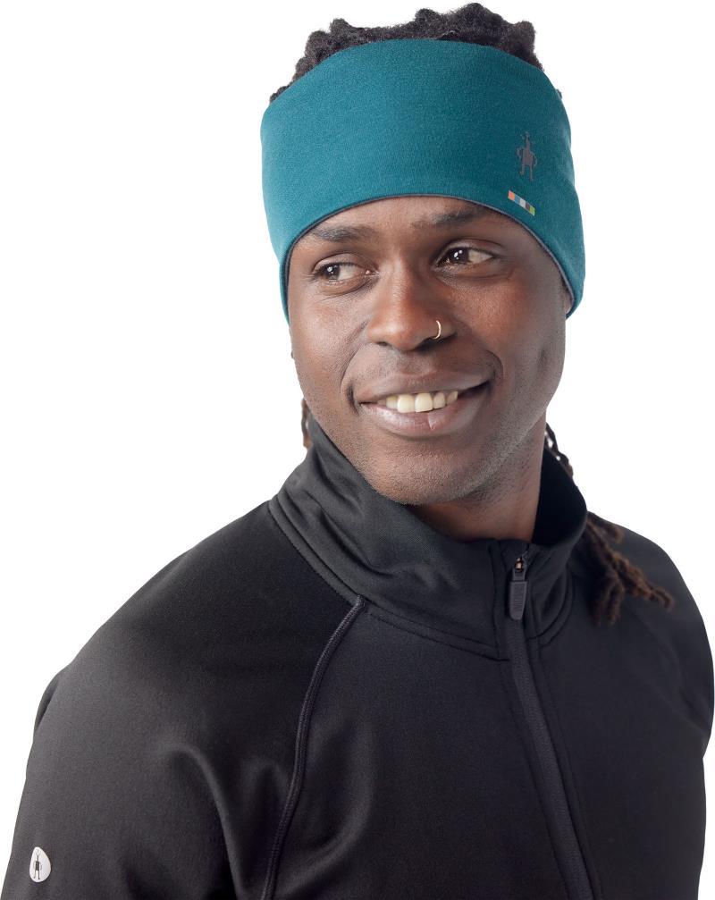 Thermal Merino 250 Reversible Headband - Emerald Green 1