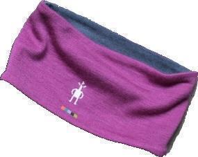Thermal Merino 250 Reversible Headband - Meadow Mauve Heather 1