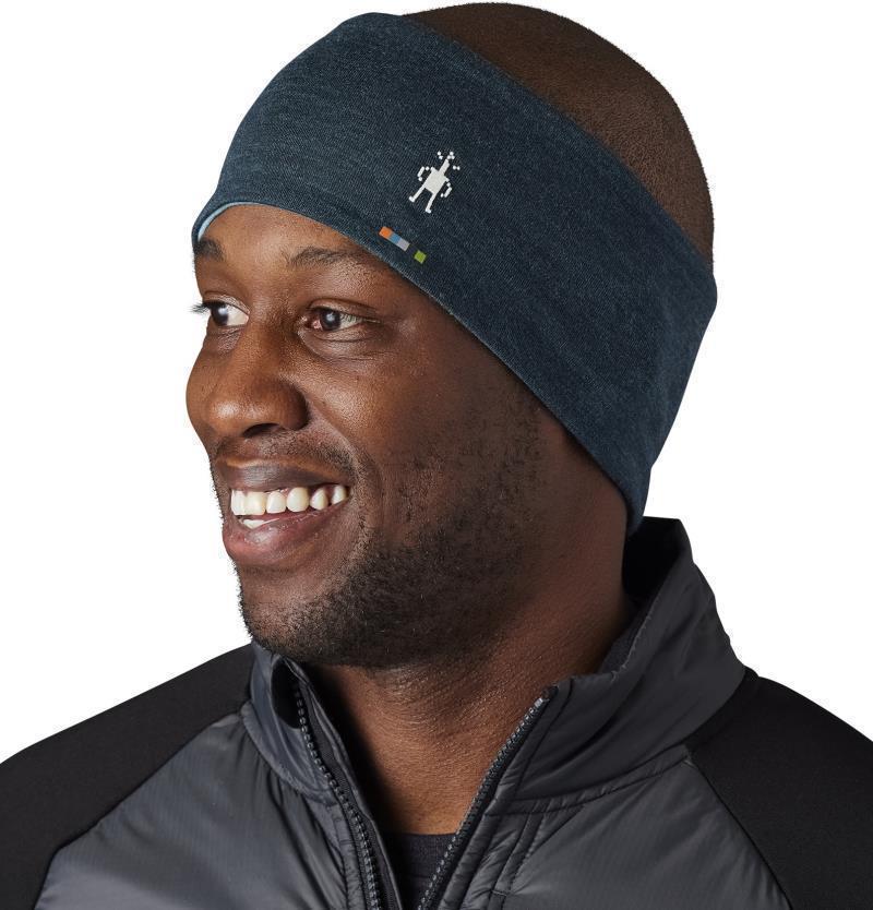 Thermal Merino 250 Reversible Headband - Twilight Blue Heather / Wave Blue Heather 2