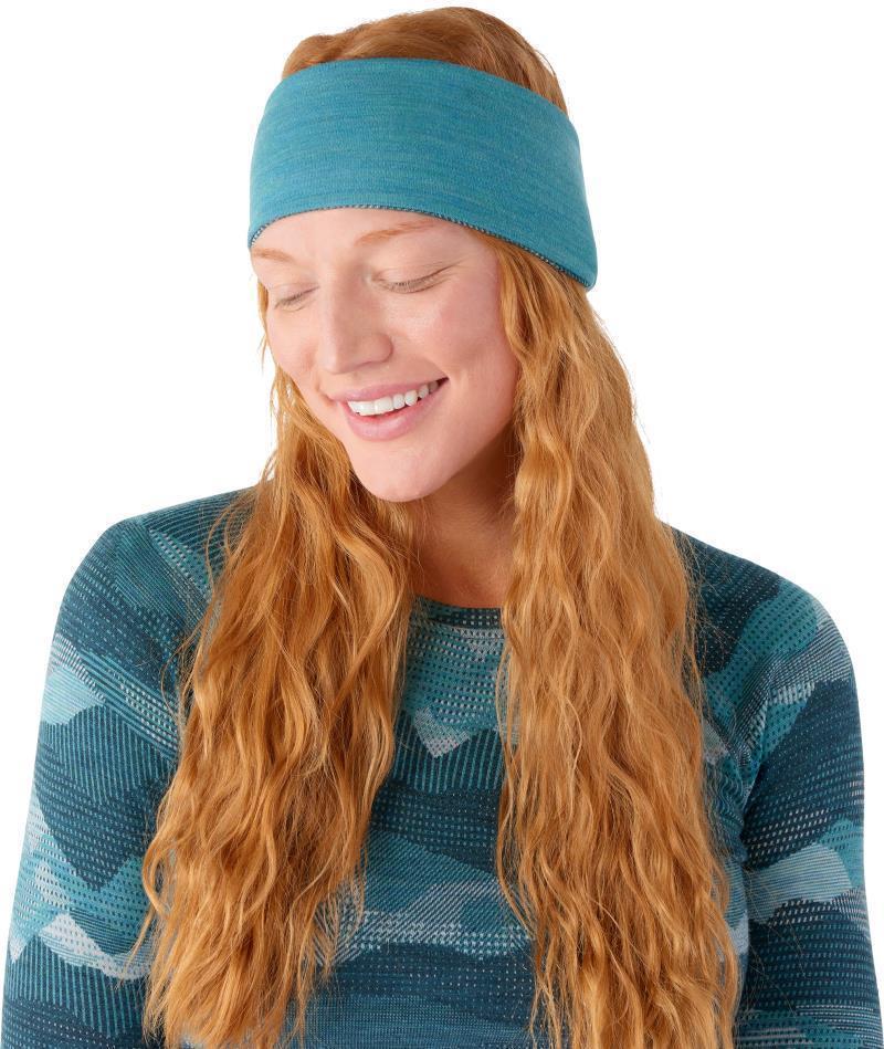 Thermal Merino 250 Reversible Headband - Twilight Blue Mountain Scape 3