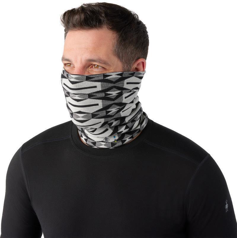 Thermal Merino 250 Reversible Neck Gaiter - Black Colliding Clouds 2