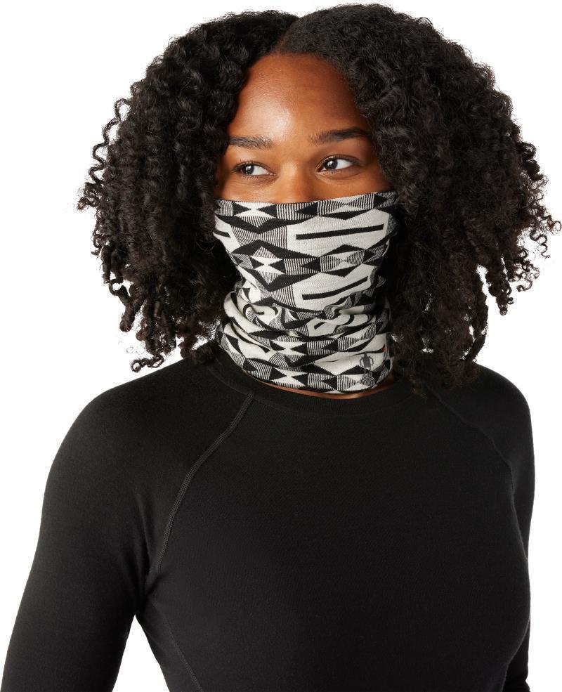 Thermal Merino 250 Reversible Neck Gaiter - Black Colliding Clouds 3
