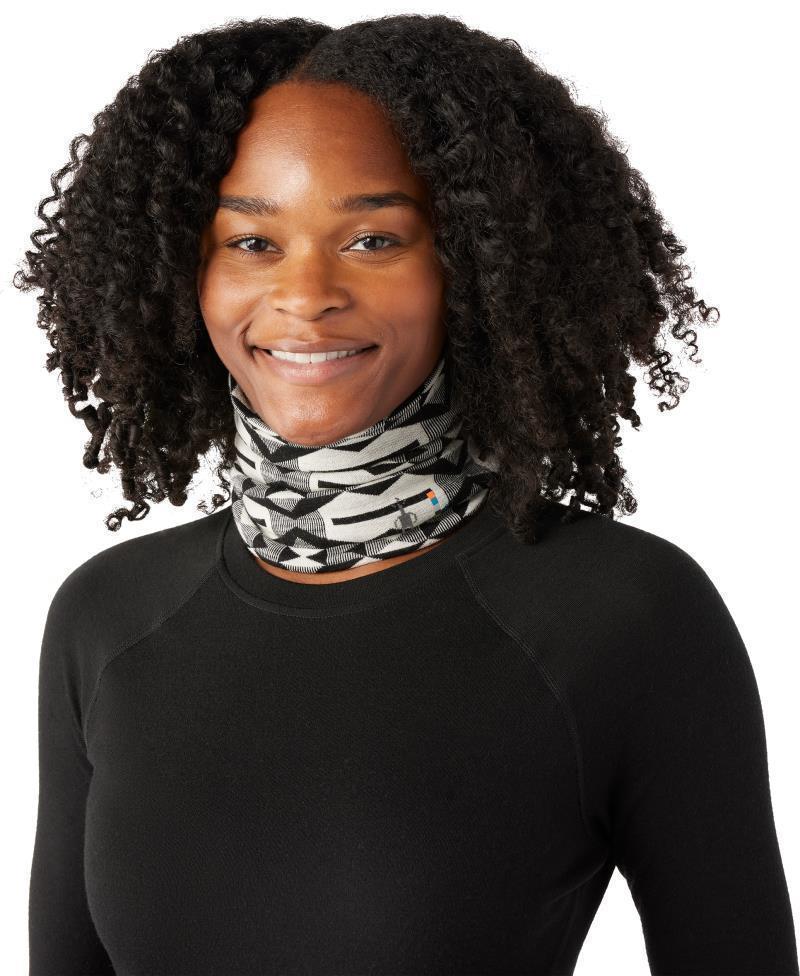 Thermal Merino 250 Reversible Neck Gaiter - Black Colliding Clouds 4