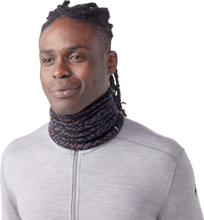 Thermal Merino 250 Reversible Neck Gaiter - Black Retro Line 1