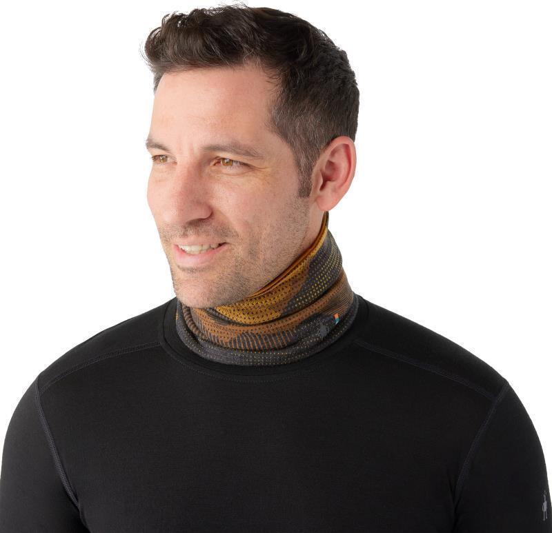 Thermal Merino 250 Reversible Neck Gaiter - Charcoal Mountain Scape 2