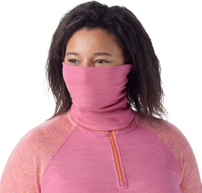 Thermal Merino 250 Reversible Neck Gaiter - Garden Pink Digi Snow 3