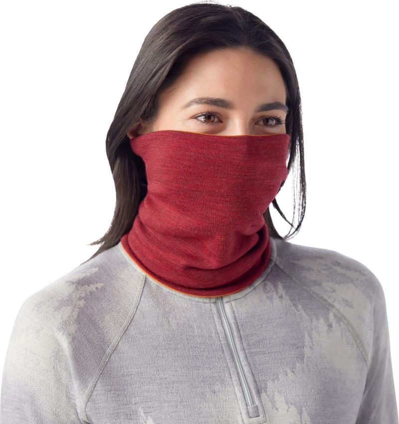 Thermal Merino 250 Reversible Neck Gaiter - Marmalade / Currant 3