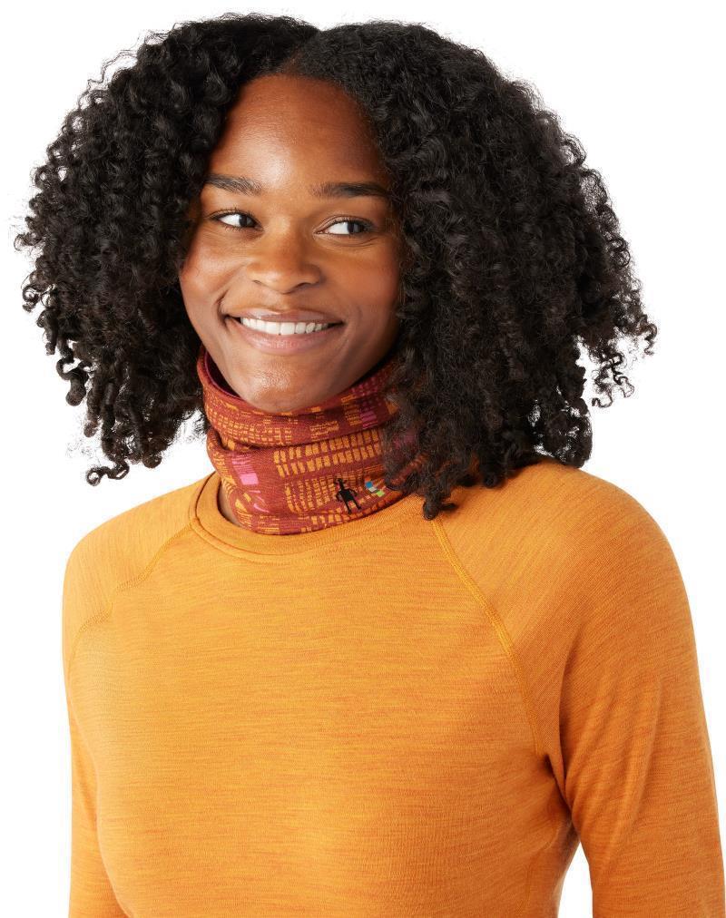 Thermal Merino 250 Reversible Neck Gaiter - Pecan Brown Digi Plaid 2