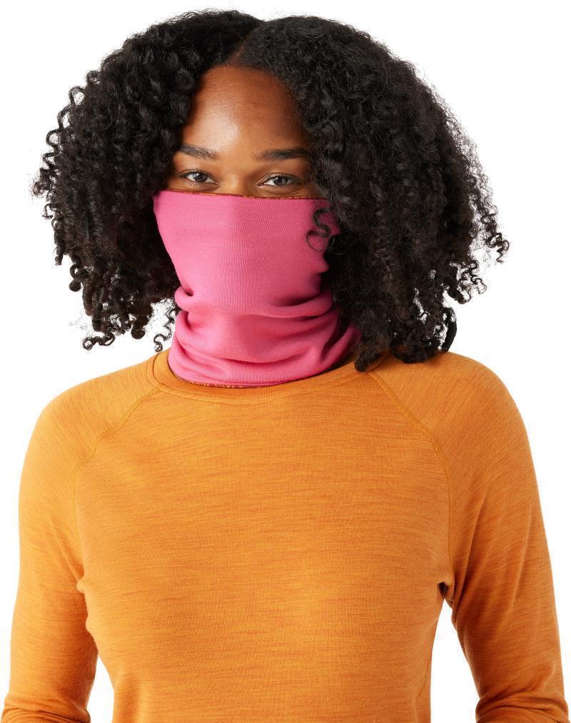Thermal Merino 250 Reversible Neck Gaiter - Pecan Brown Digi Plaid 3