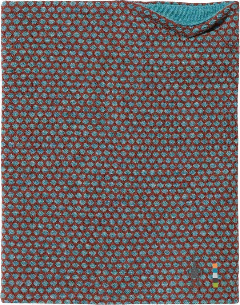 Thermal Merino 250 Reversible Neck Gaiter - Pecan Brown Dot 1