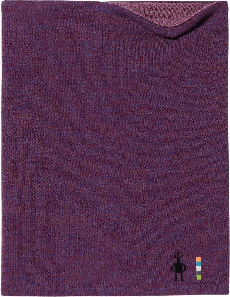 Thermal Merino 250 Reversible Neck Gaiter - Purple Iris Heather 1