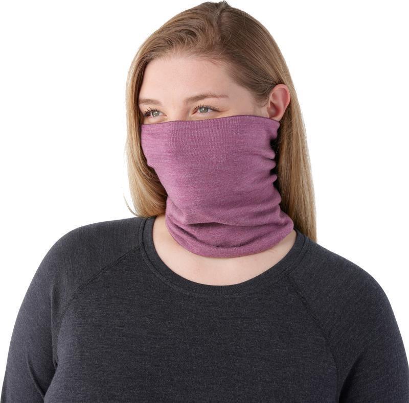 Thermal Merino 250 Reversible Neck Gaiter - Purple Iris Heather 3