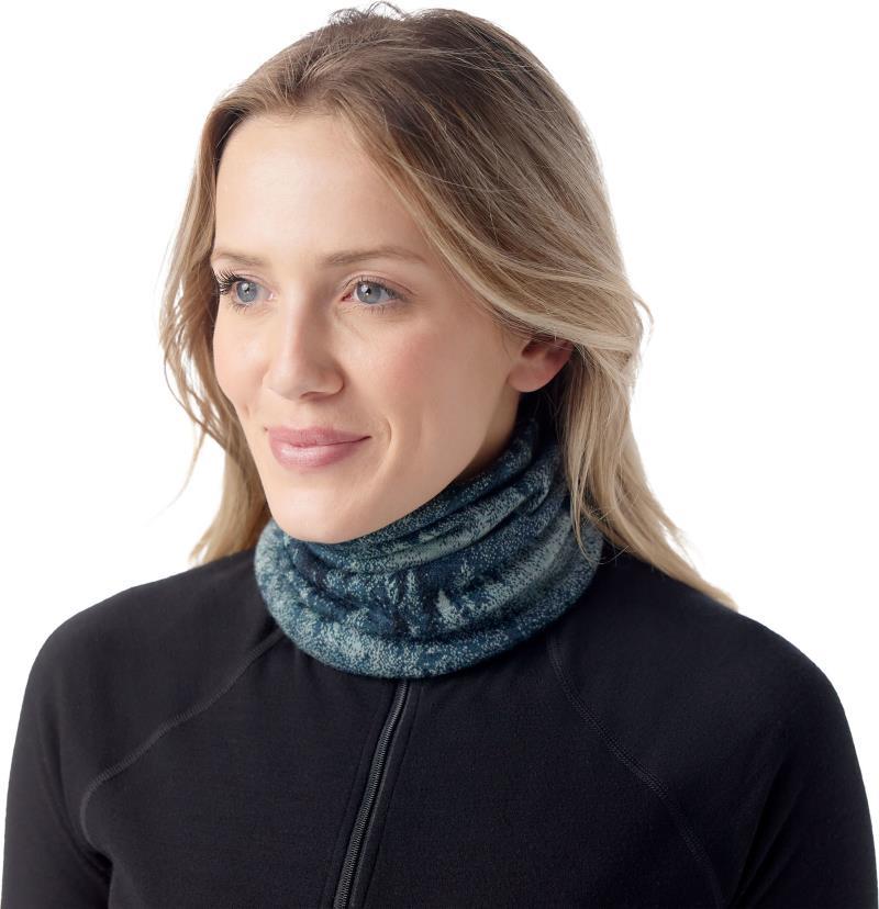 Thermal Merino 250 Reversible Neck Gaiter - Twilight Foggy Pines 1