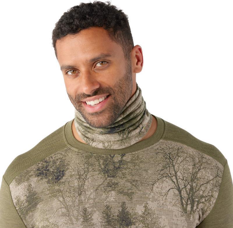 Thermal Merino 250 Reversible Neck Gaiter - Winter Moss Forest 2