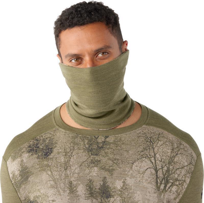 Thermal Merino 250 Reversible Neck Gaiter - Winter Moss Forest 3