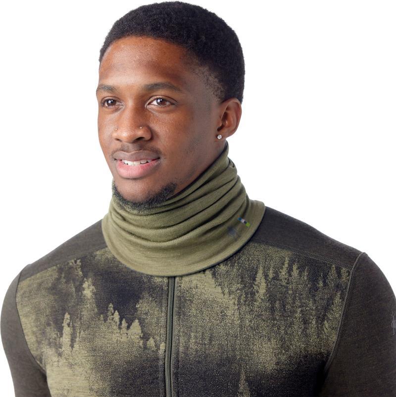 Thermal Merino 250 Reversible Neck Gaiter - Winter Moss / Pewter Blue 1