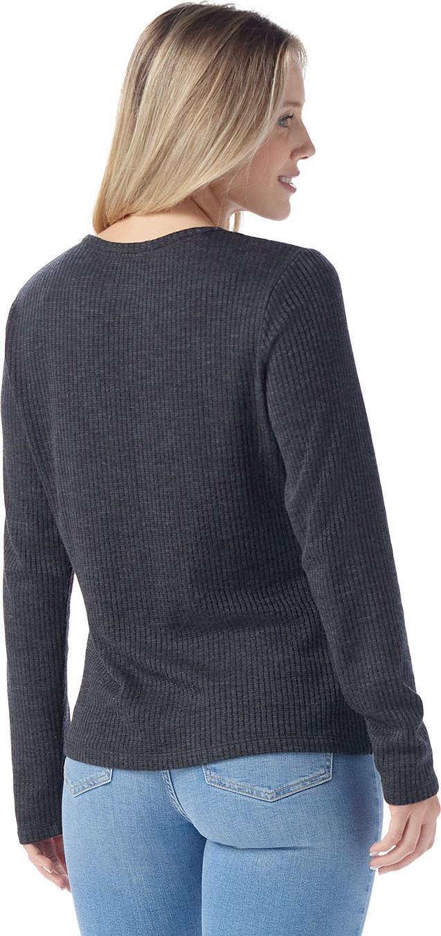Thermal Merino 250 Rib Crew - Womens - Charcoal Heather 3