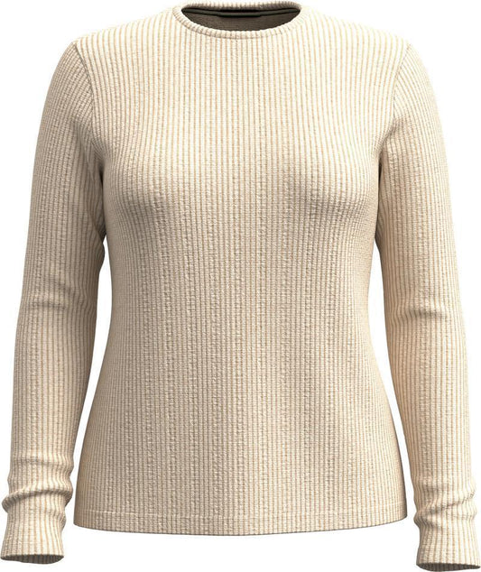 Thermal Merino 250 Rib Crew - Womens - Toasted Coconut Heather 1