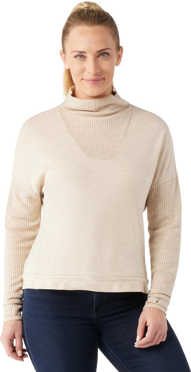 Thermal Merino 250 Rib Top - Womens - Toasted Coconut Heather 2