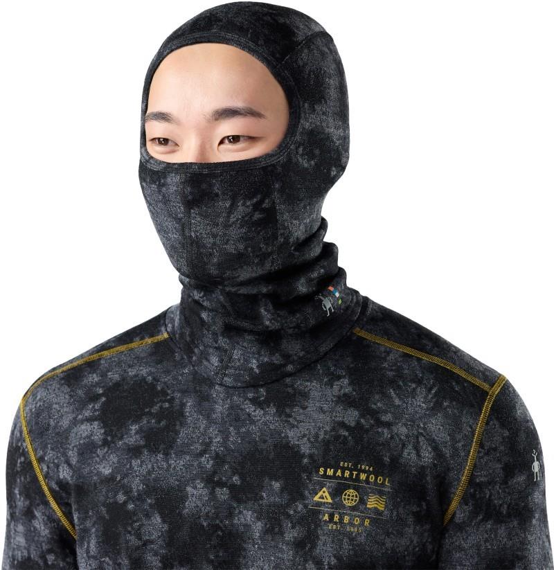 Thermal Merino Balaclava - black tie dye 1
