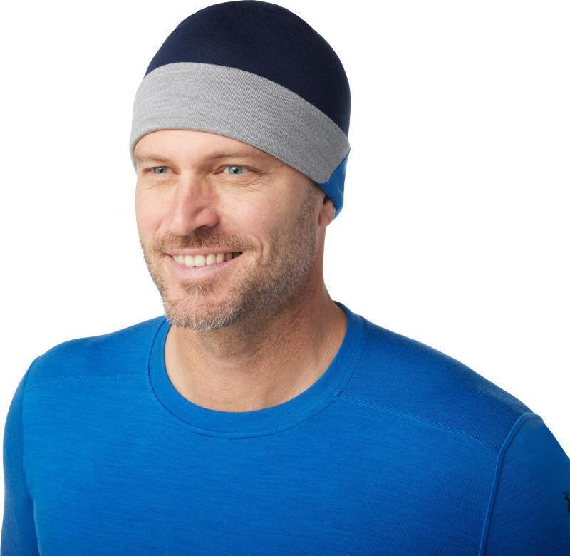 Thermal Merino Colorblock Beanie - Laguna Blue Heather 5