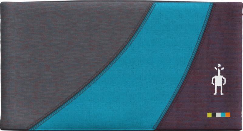 Thermal Merino Colorblock Headband - Purple Iris Heather 1