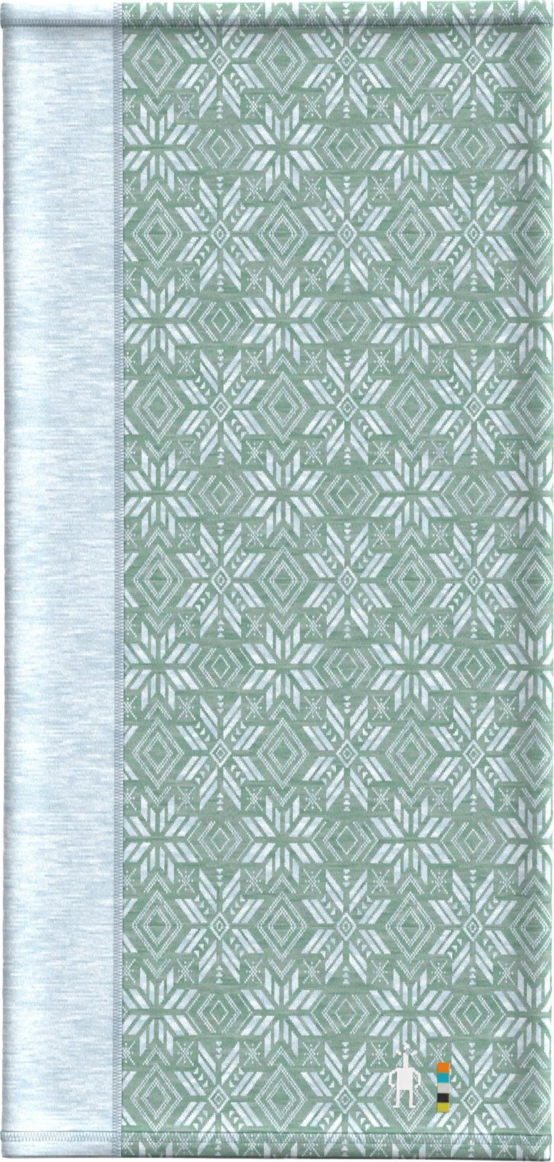 Thermal Merino Colorblock Neck Gaiter - Arctic Green Digi Snow 1