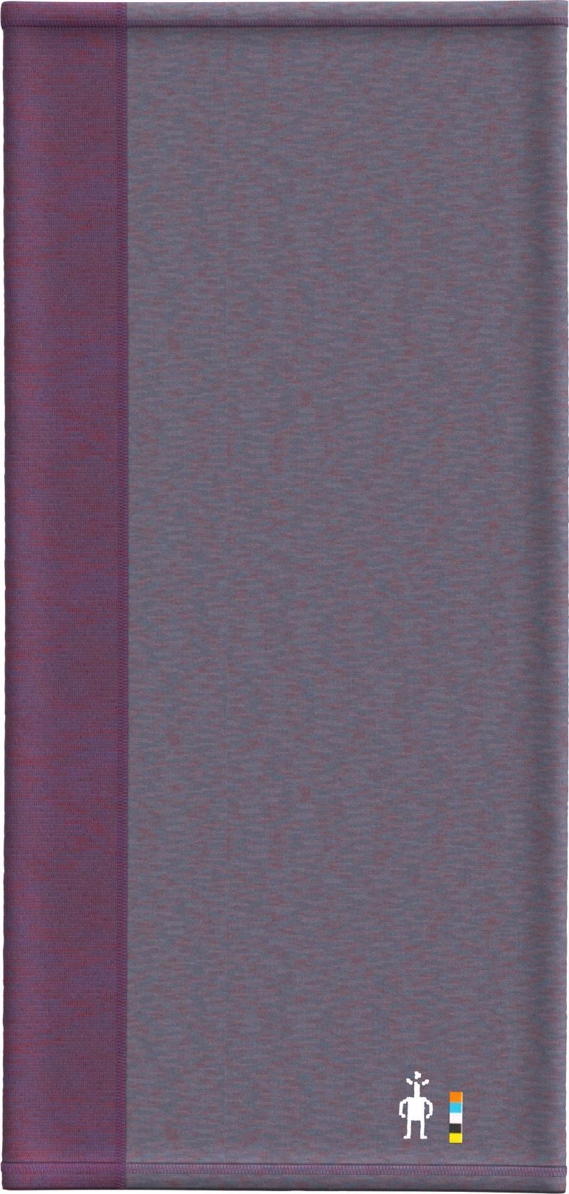 Thermal Merino Colorblock Neck Gaiter - Purple Iris Heather 1