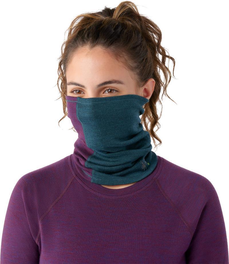 Thermal Merino Colorblock Neck Gaiter - Twilight Blue Heather 2