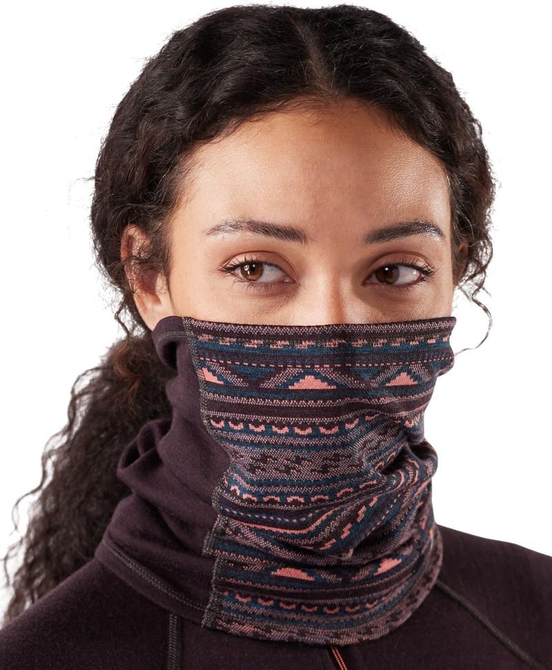 Thermal Merino Colorblock Neck Gaiter - coral reef summit soul 1