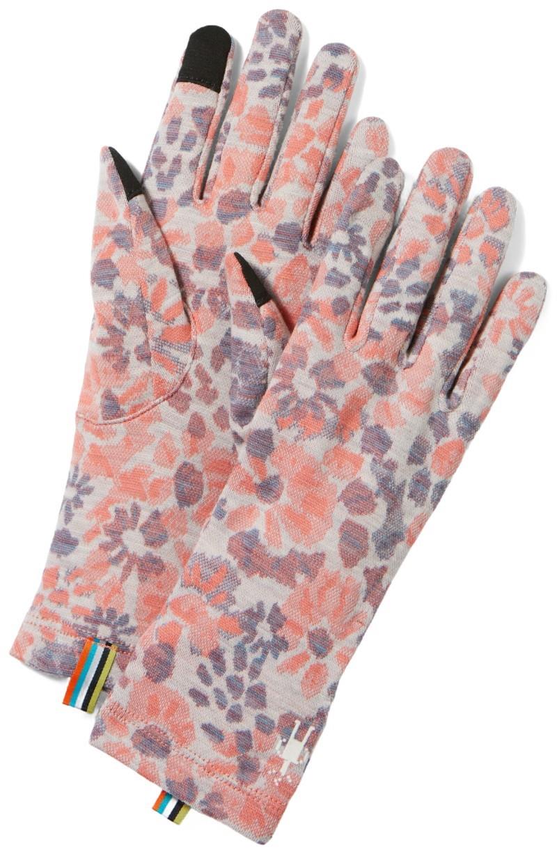 Thermal Merino Gloves - coral reef floral 1