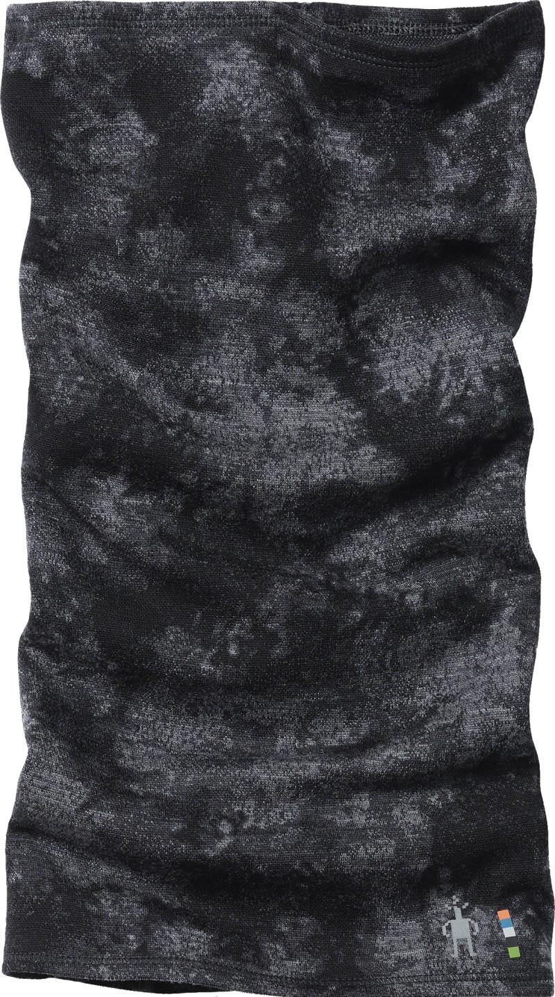 Thermal Merino Long Neck Gaiter - black tie dye 1