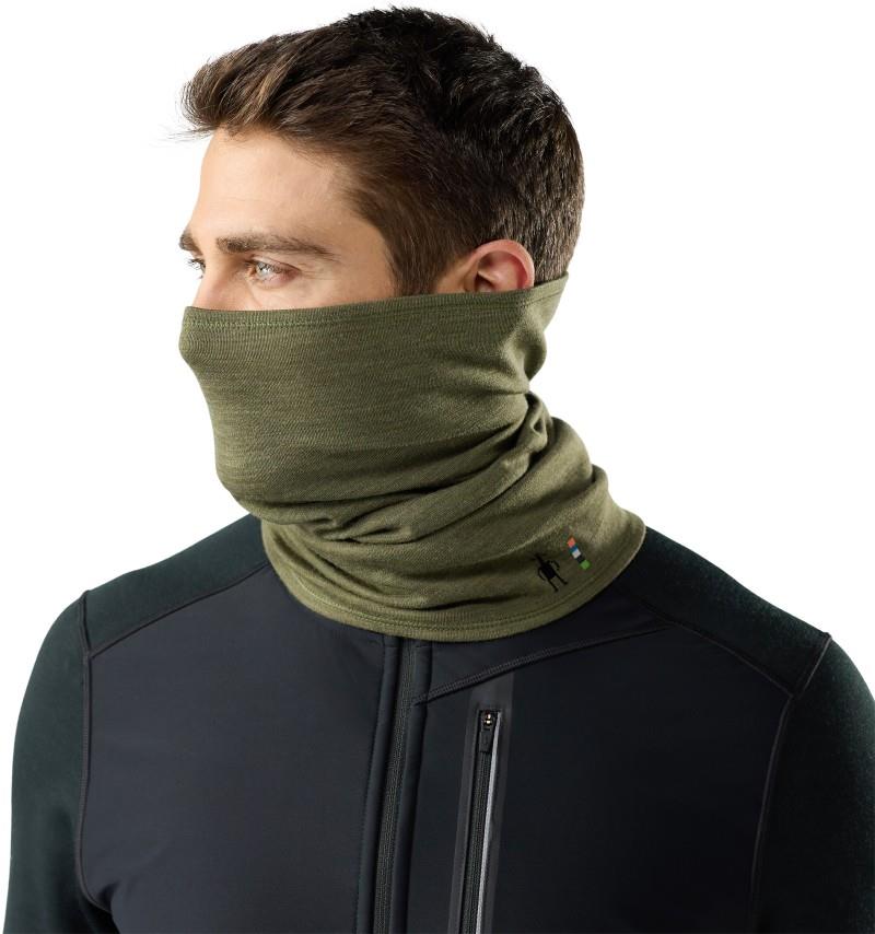 Thermal Merino Long Neck Gaiter - winter moss heather 1