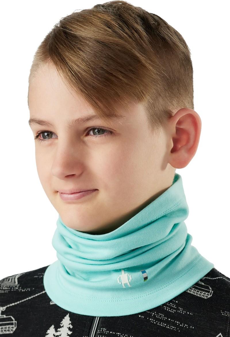 Thermal Merino Neck Gaiter - Kids - pacific blue 1