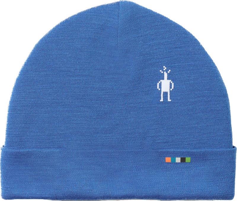Thermal Merino Reversible Cuffed Beanie - Kids - royal indigo 1